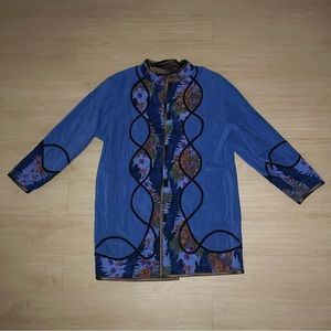 Koos of Course Reversible Coat Vegan Jacket Womens Large